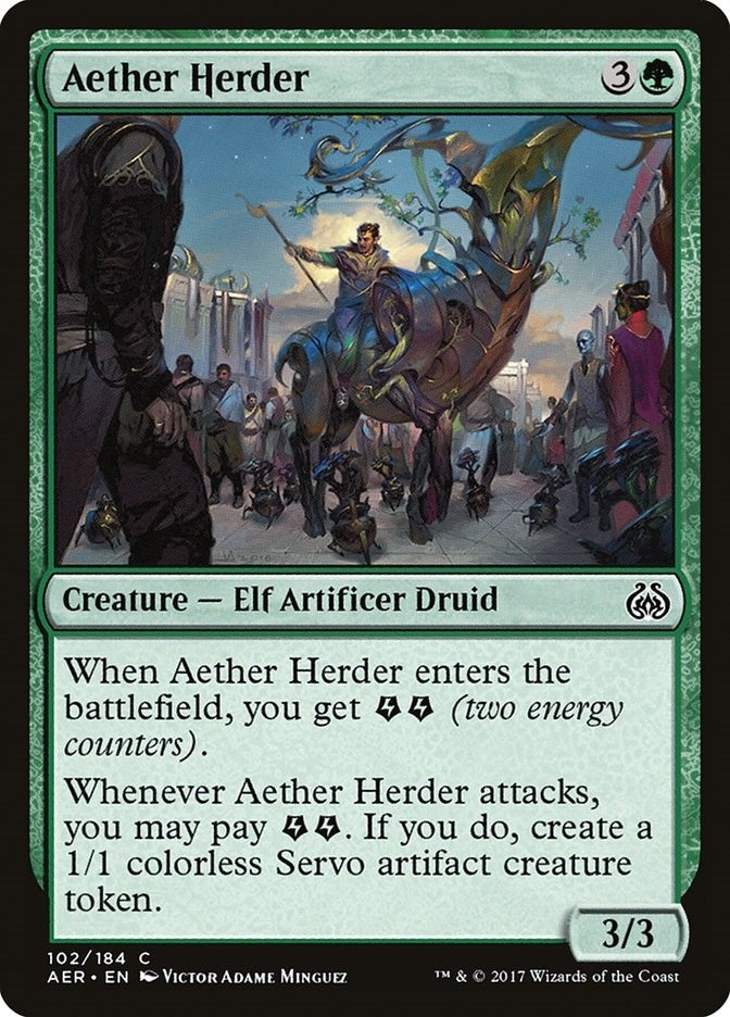 Image for Aether Herder (Aether Revolt) (102) - Magic: The Gathering