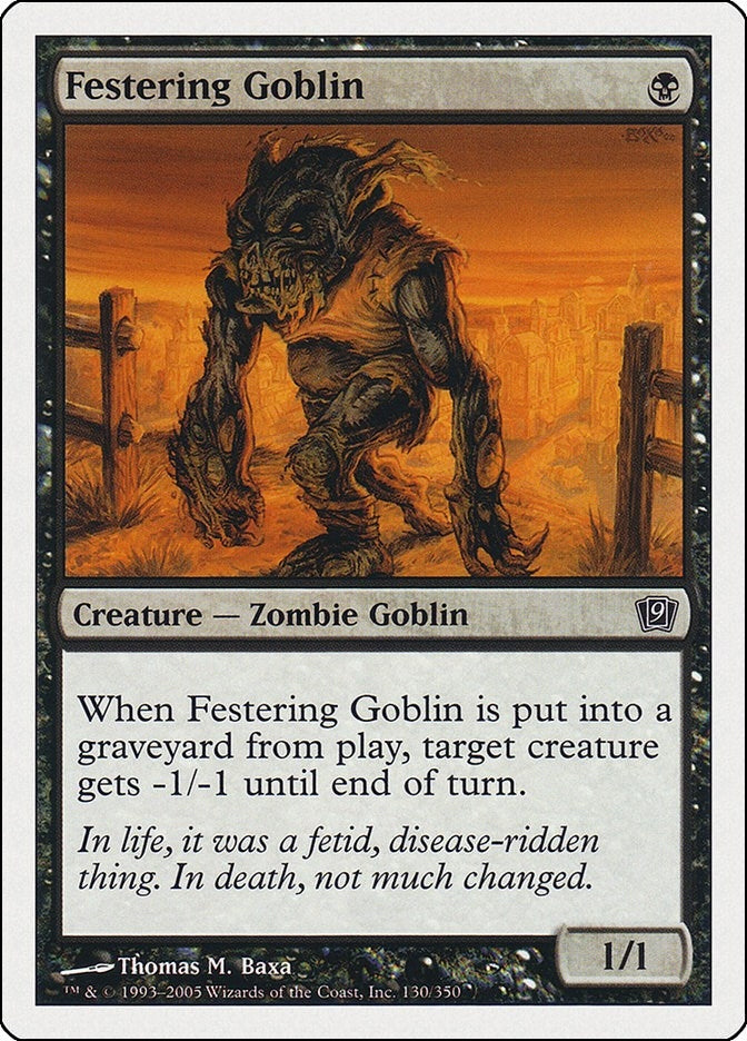 Image for Festering Goblin (9th Edition) (130) - Magic: The Gathering