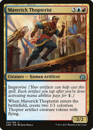 Image for Maverick Thopterist (Aether Revolt) (130) - Magic: The Gathering
