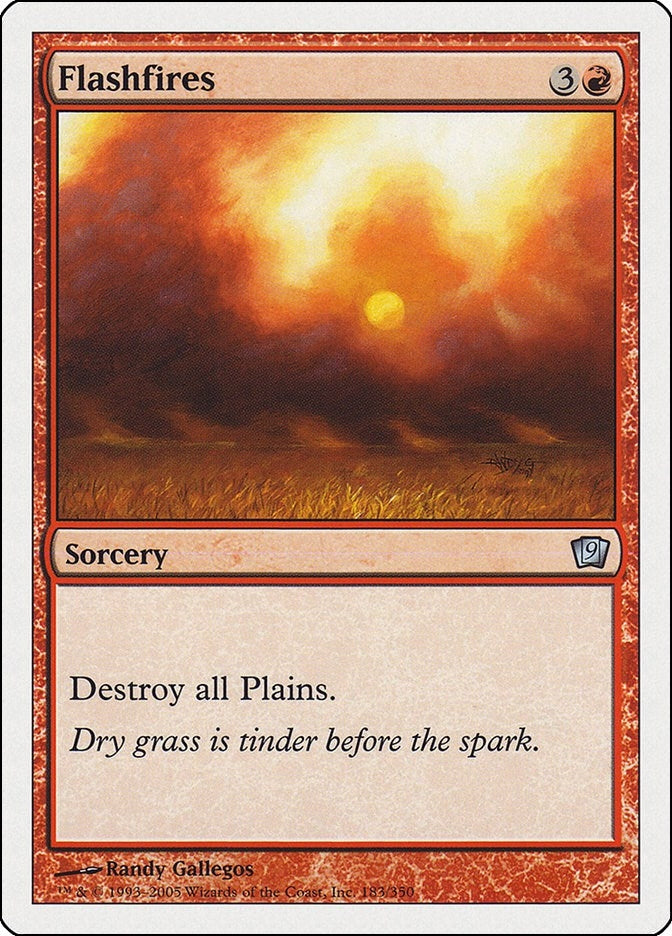 Image for Flashfires (9th Edition) (183) - Magic: The Gathering