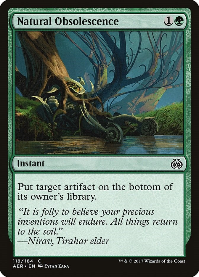 Image for Natural Obsolescence (Aether Revolt) (118) - Magic: The Gathering