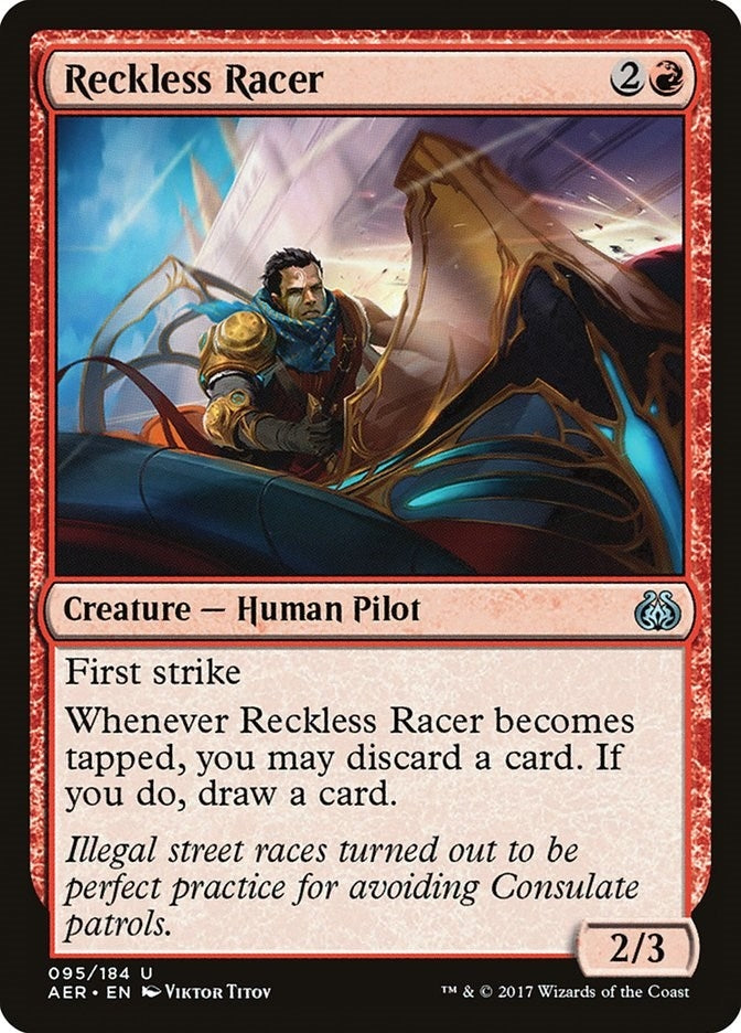 Image for Reckless Racer (Aether Revolt) (95) - Magic: The Gathering