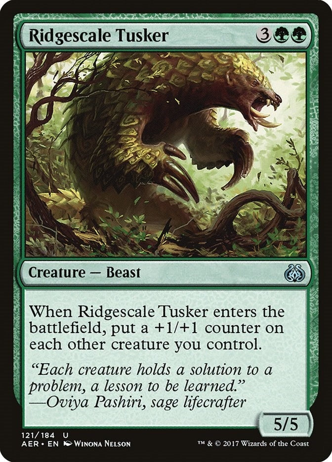 Image for Ridgescale Tusker (Aether Revolt) (121) - Magic: The Gathering