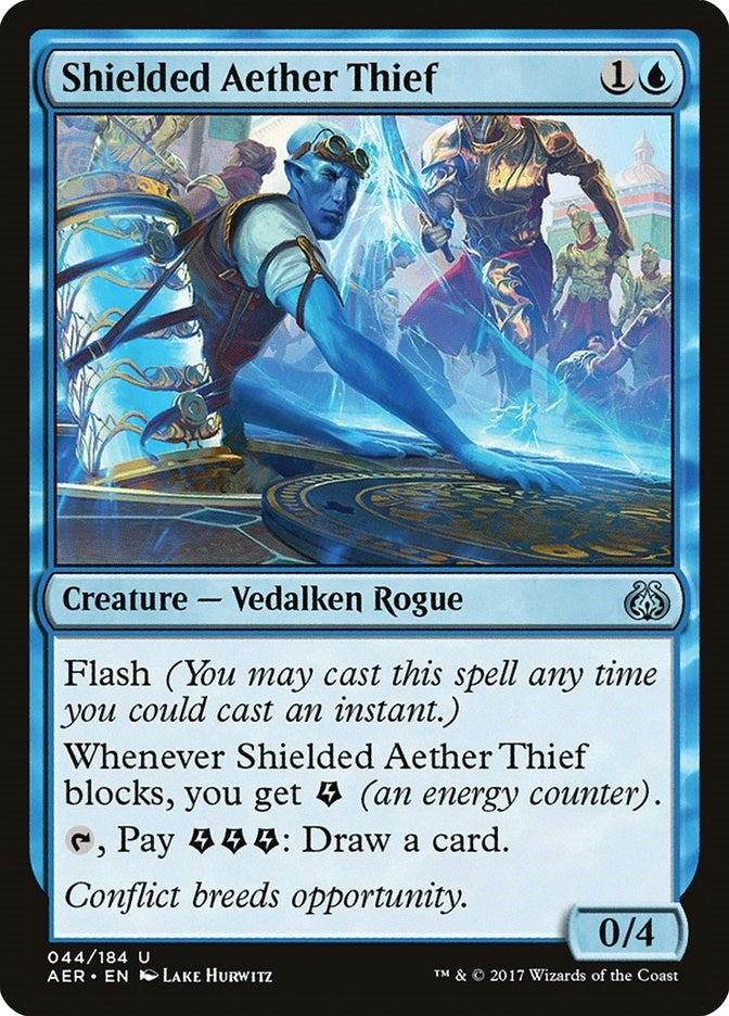 Image for Shielded Aether Thief (Aether Revolt) (44) - Magic: The Gathering