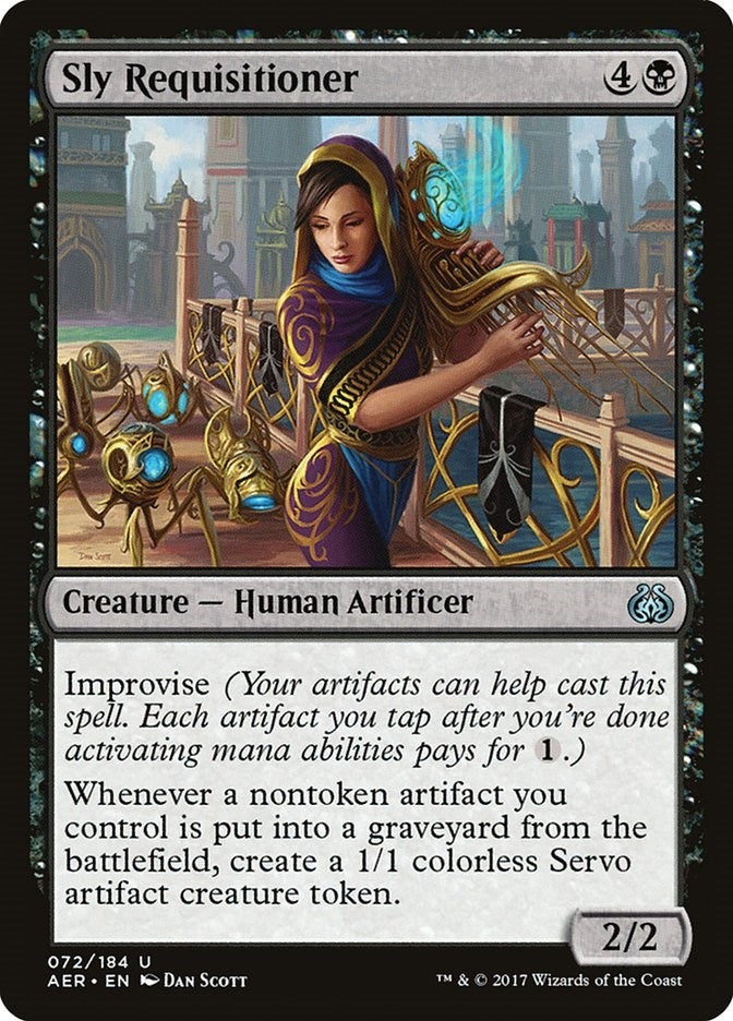Image for Sly Requisitioner (Aether Revolt) (72) - Magic: The Gathering