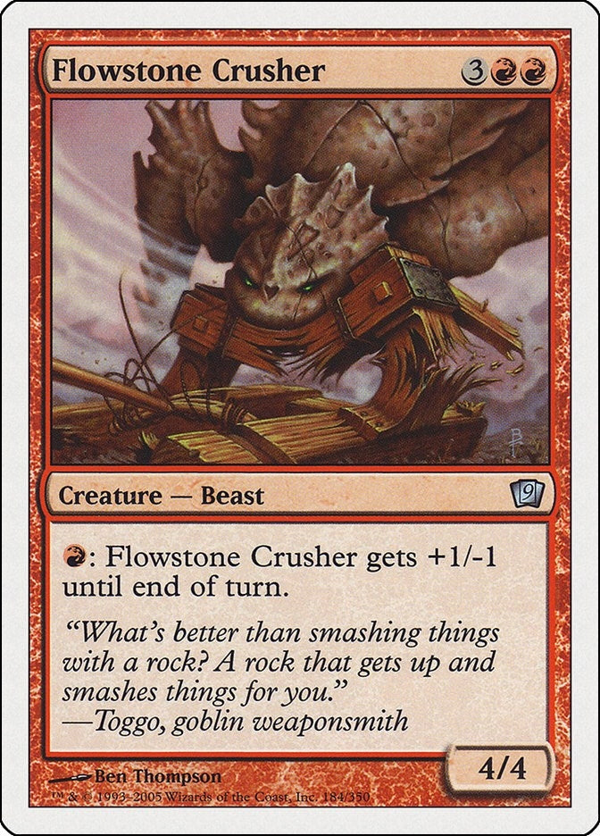Image for Flowstone Crusher (9th Edition) (184) - Magic: The Gathering