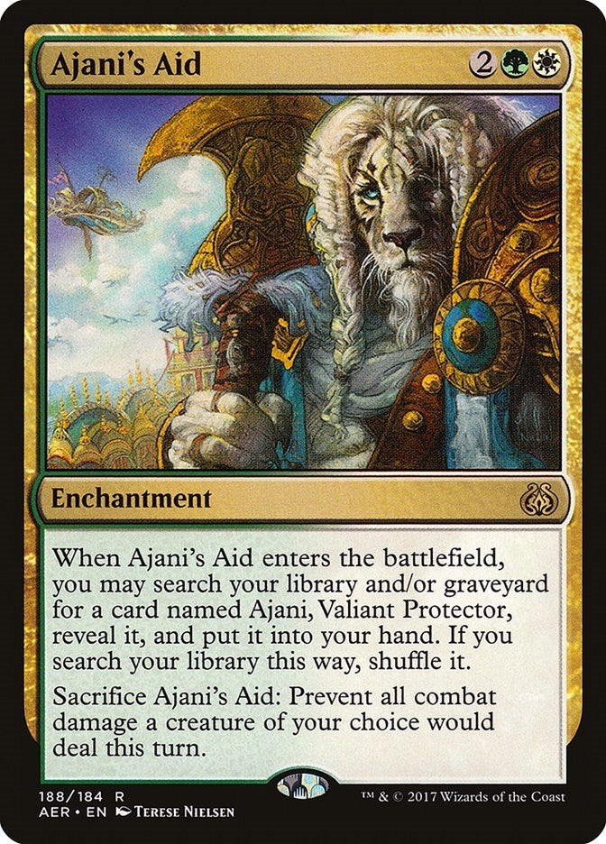 Image for Ajani's Aid (Aether Revolt) (188) - Magic: The Gathering
