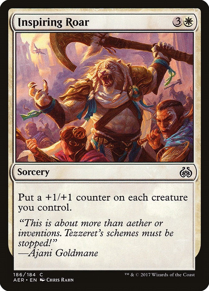 Image for Inspiring Roar (Aether Revolt) (186) - Magic: The Gathering