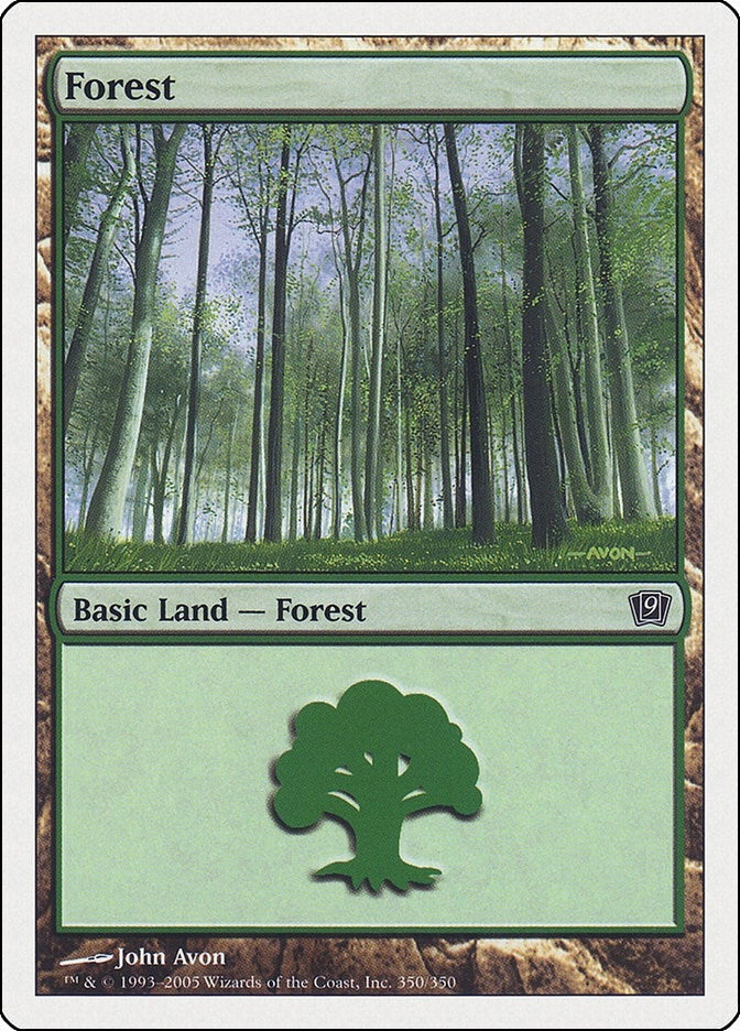 Image for Forest (350) (9th Edition) (350) - Magic: The Gathering