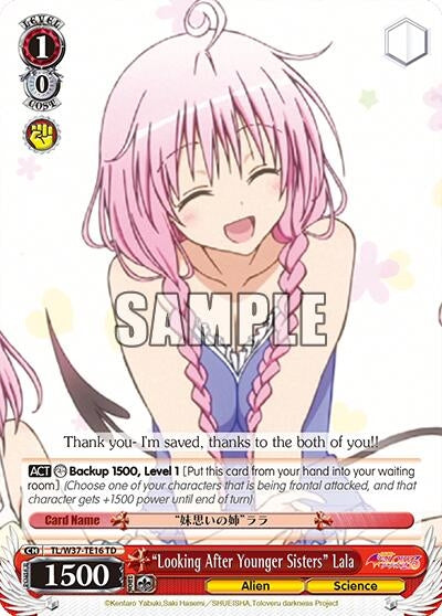 Image for "Looking After Younger Sisters" Lala (To Loveru Darkness 2nd) (TL/W37-TE16 TD) - Weiss Schwarz