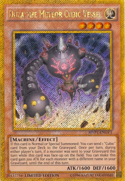 Image for Duza the Meteor Cubic Vessel (The Dark Side of Dimensions Movie Pack: Gold Edition) (MVP1-ENGV1) - YuGiOh