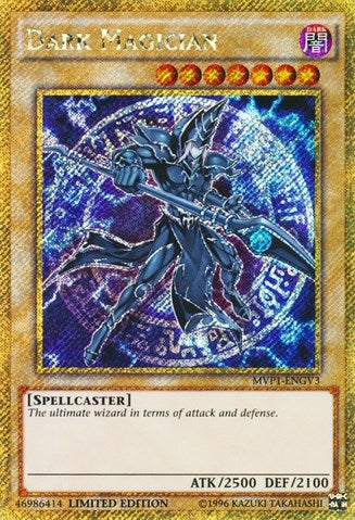 Image for Dark Magician (Gold Secret Rare) (The Dark Side of Dimensions Movie Pack: Gold Edition) (MVP1-ENGV3) - YuGiOh