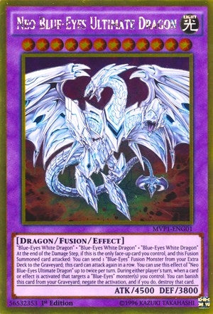 Image for Neo Blue-Eyes Ultimate Dragon (The Dark Side of Dimensions Movie Pack: Gold Edition) (MVP1-ENG01) - YuGiOh