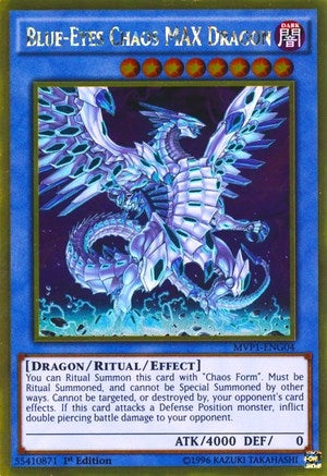 Image for Blue-Eyes Chaos MAX Dragon (The Dark Side of Dimensions Movie Pack: Gold Edition) (MVP1-ENG04) - YuGiOh
