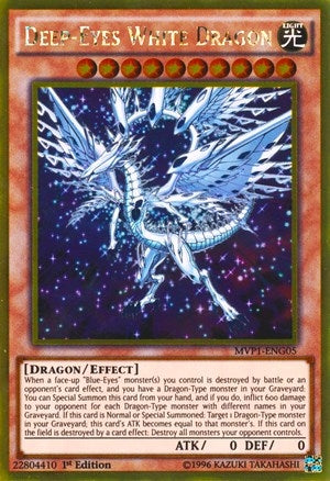 Image for Deep-Eyes White Dragon (The Dark Side of Dimensions Movie Pack: Gold Edition) (MVP1-ENG05) - YuGiOh