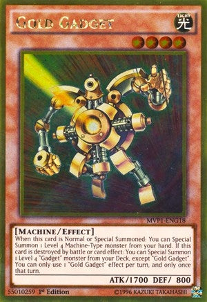 Image for Gold Gadget (The Dark Side of Dimensions Movie Pack: Gold Edition) (MVP1-ENG18) - YuGiOh