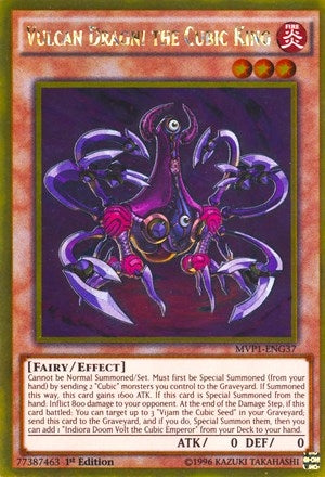 Image for Vulcan Dragni the Cubic King (The Dark Side of Dimensions Movie Pack: Gold Edition) (MVP1-ENG37) - YuGiOh
