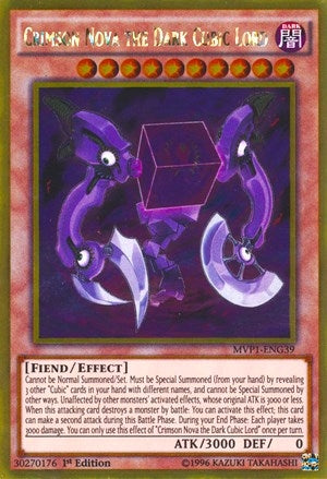 Image for Crimson Nova the Dark Cubic Lord (The Dark Side of Dimensions Movie Pack: Gold Edition) (MVP1-ENG39) - YuGiOh