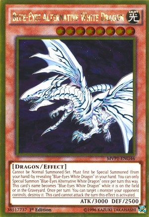 Image for Blue-Eyes Alternative White Dragon (The Dark Side of Dimensions Movie Pack: Gold Edition) (MVP1-ENG46) - YuGiOh