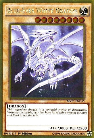 Image for Blue-Eyes White Dragon (The Dark Side of Dimensions Movie Pack: Gold Edition) (MVP1-ENG55) - YuGiOh