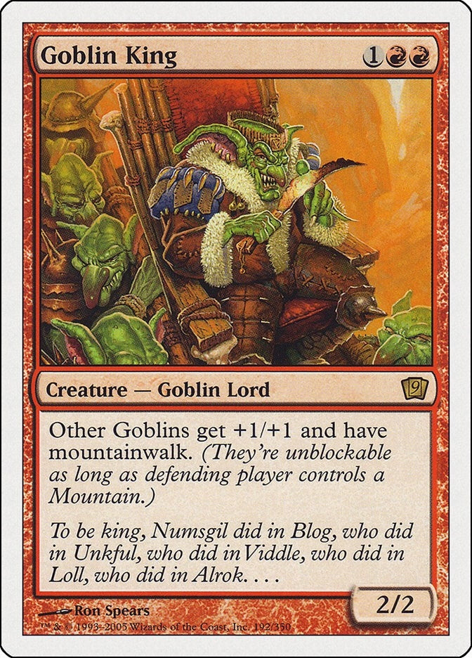 Image for Goblin King (9th Edition) (192) - Magic: The Gathering