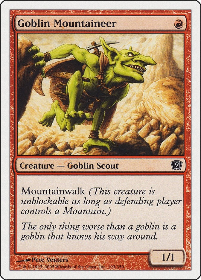 Image for Goblin Mountaineer (9th Edition) (193) - Magic: The Gathering