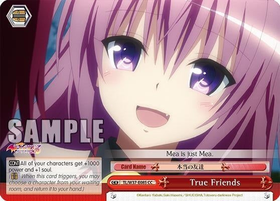 Image for True Friends (To Loveru Darkness 2nd) (TL/W37-E085 CC) - Weiss Schwarz