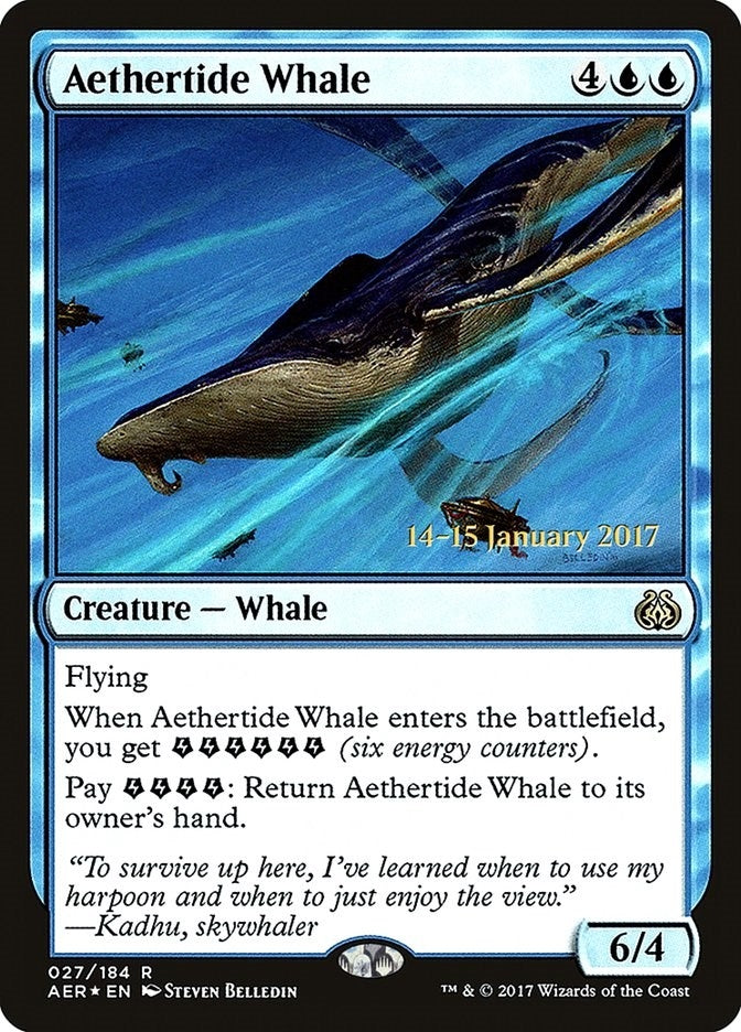 Image for Aethertide Whale (Prerelease Cards) (27) - Magic: The Gathering