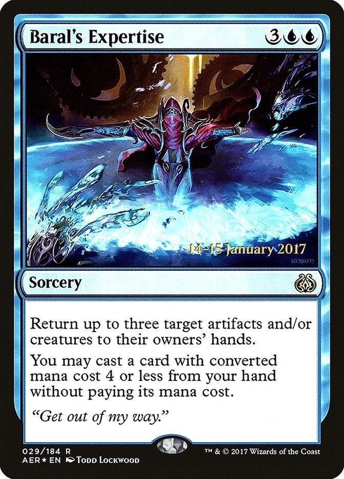 Image for Baral's Expertise (Prerelease Cards) (29) - Magic: The Gathering