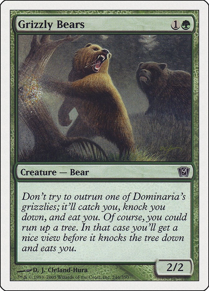Image for Grizzly Bears (9th Edition) (246) - Magic: The Gathering