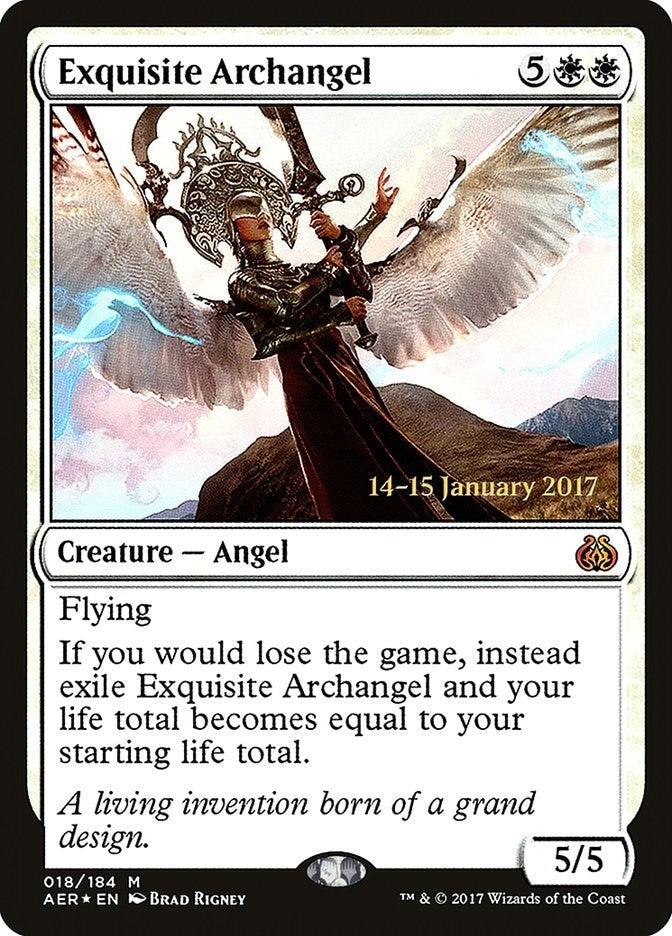 Image for Exquisite Archangel (Prerelease Cards) (18) - Magic: The Gathering