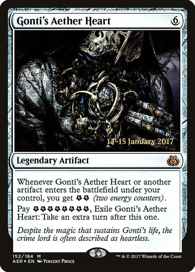 Image for Gonti's Aether Heart (Prerelease Cards) (152) - Magic: The Gathering