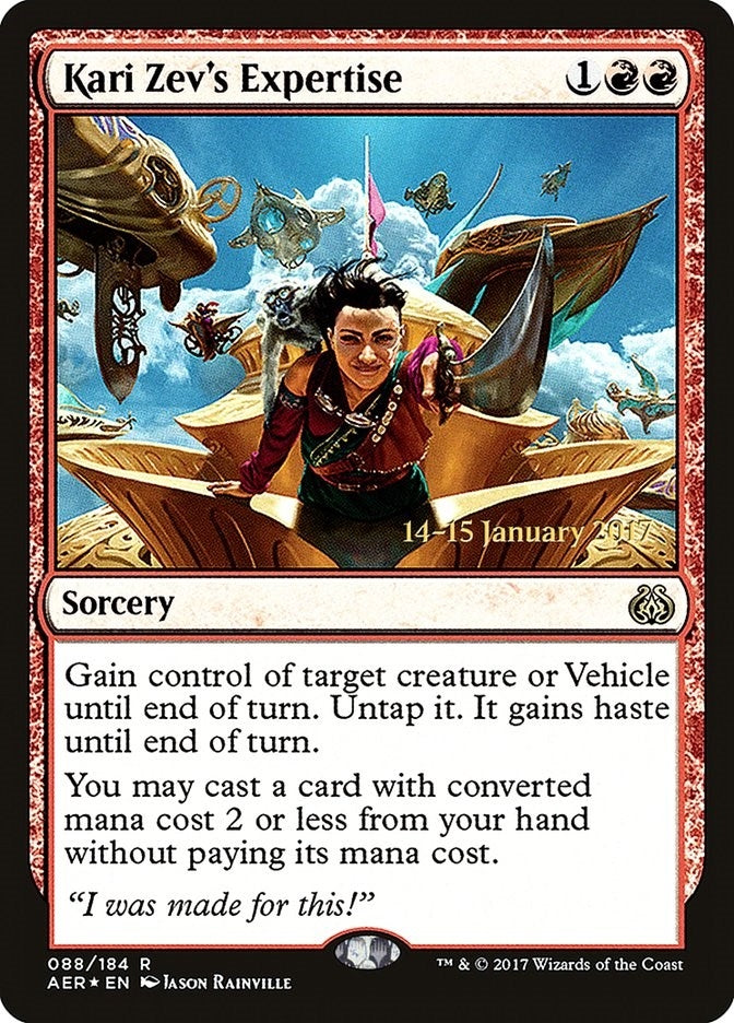 Image for Kari Zev's Expertise (Prerelease Cards) (88) - Magic: The Gathering