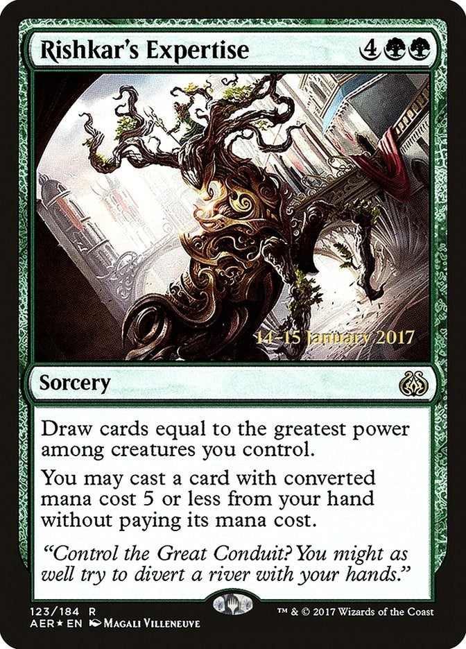 Image for Rishkar's Expertise (Prerelease Cards) (123) - Magic: The Gathering