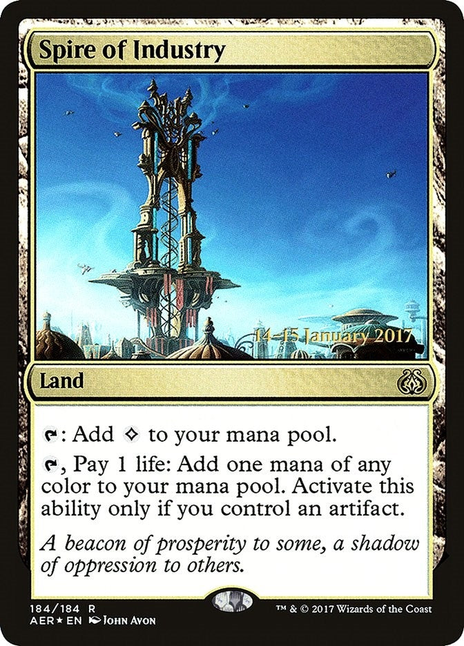 Image for Spire of Industry (Prerelease Cards) (184) - Magic: The Gathering