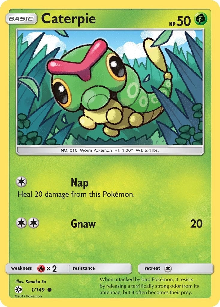 Image for Caterpie (SM Base Set) (1/149) - Pokemon