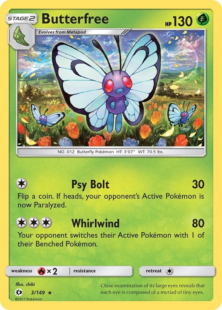 Image for Butterfree (SM Base Set) (3/149) - Pokemon