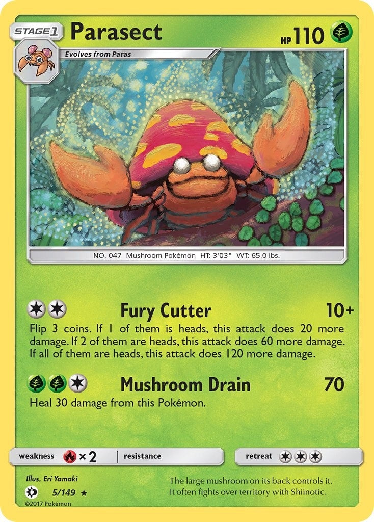 Image for Parasect (SM Base Set) (5/149) - Pokemon