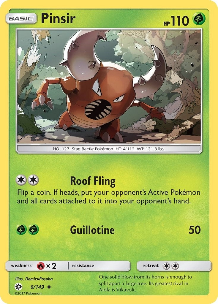 Image for Pinsir (SM Base Set) (6/149) - Pokemon