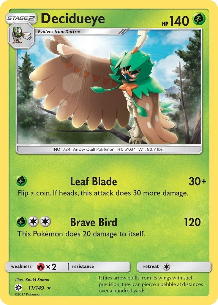 Image for Decidueye (SM Base Set) (11/149) - Pokemon