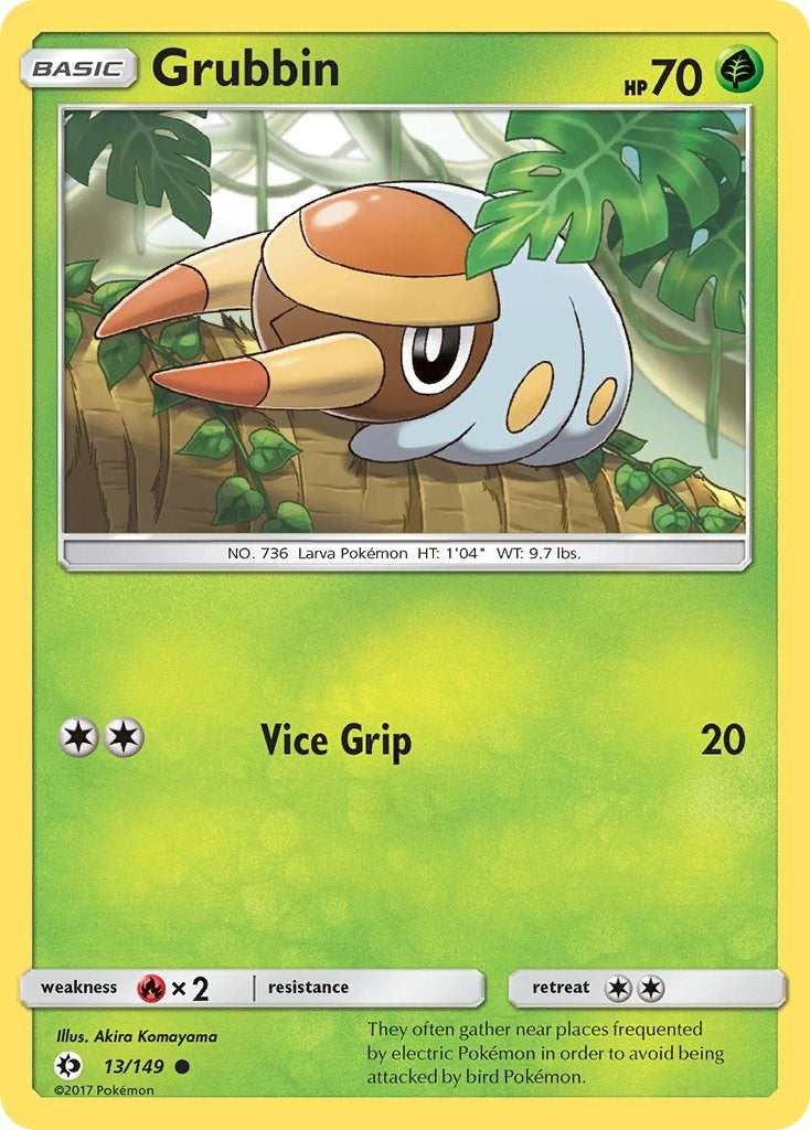 Image for Grubbin (SM Base Set) (13/149) - Pokemon