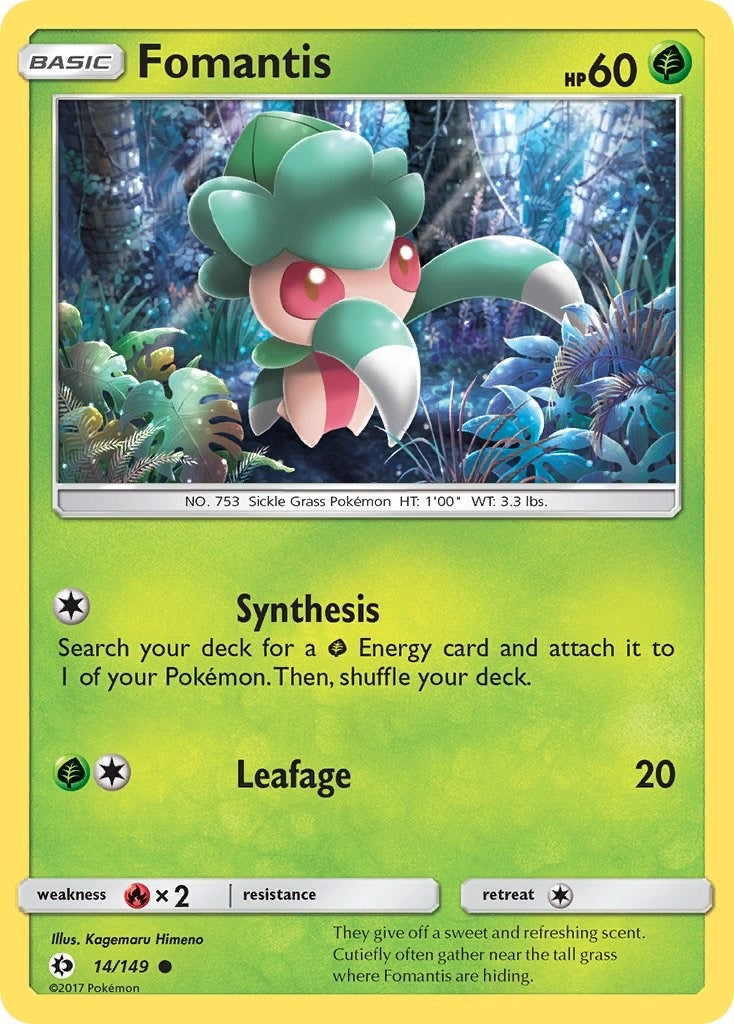 Image for Fomantis (SM Base Set) (14/149) - Pokemon