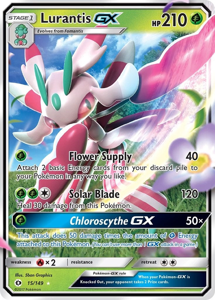 Image for Lurantis GX (SM Base Set) (15/149) - Pokemon