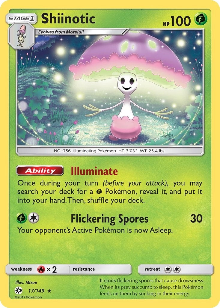 Image for Shiinotic (SM Base Set) (17/149) - Pokemon