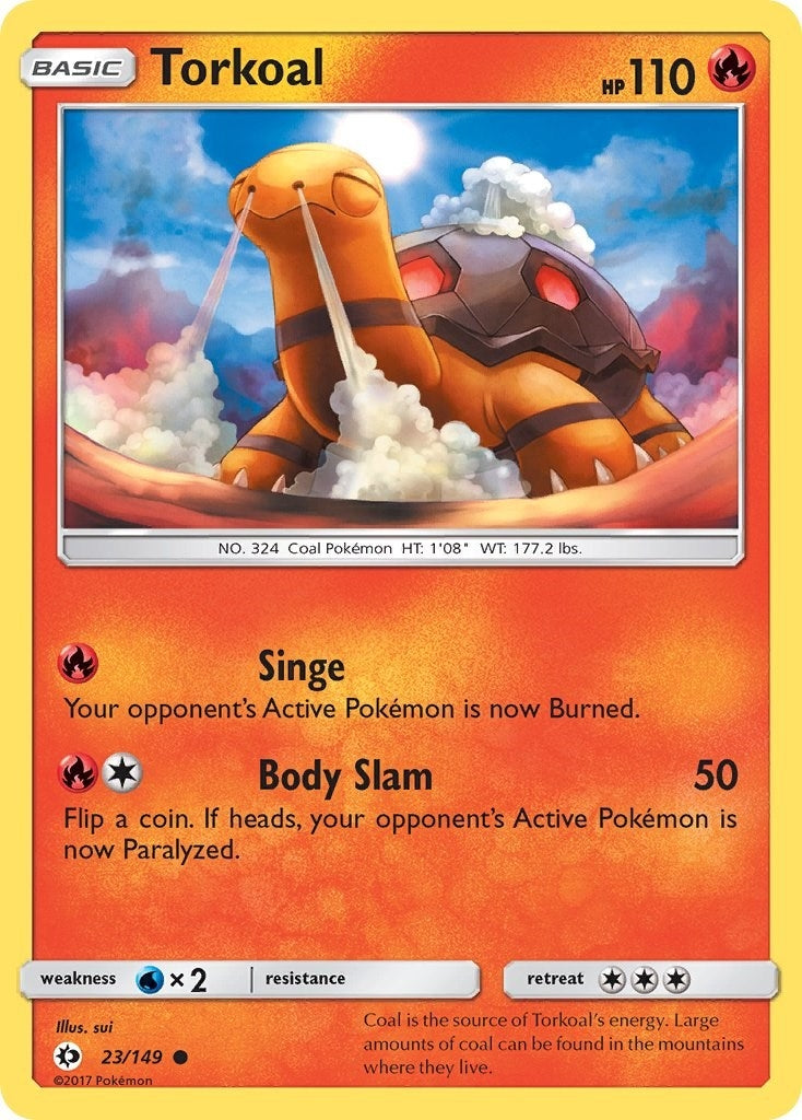 Image for Torkoal (SM Base Set) (23/149) - Pokemon