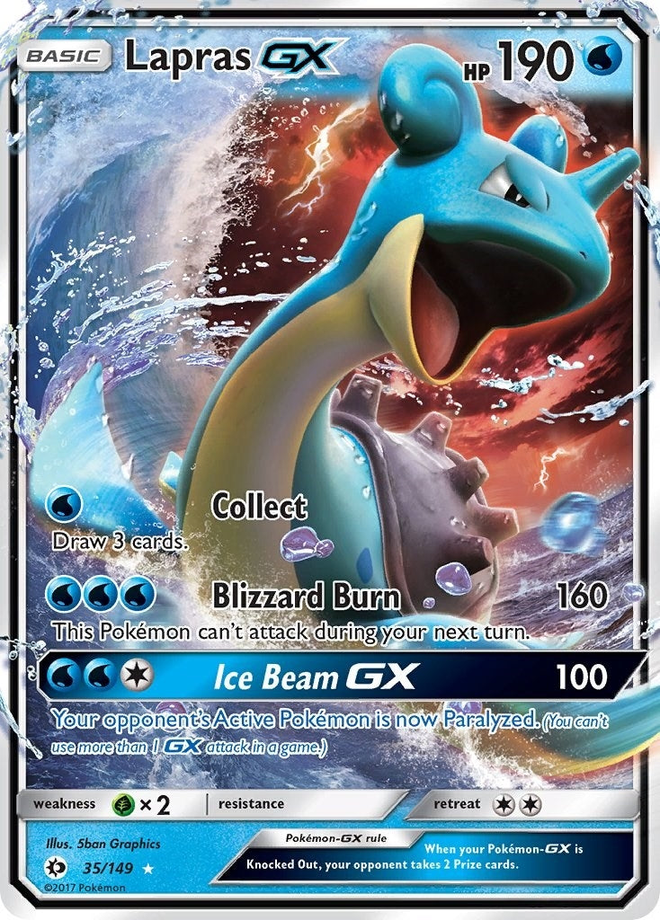 Image for Lapras GX (SM Base Set) (35/149) - Pokemon