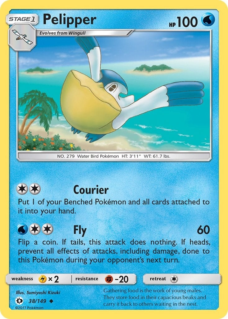 Image for Pelipper (SM Base Set) (38/149) - Pokemon
