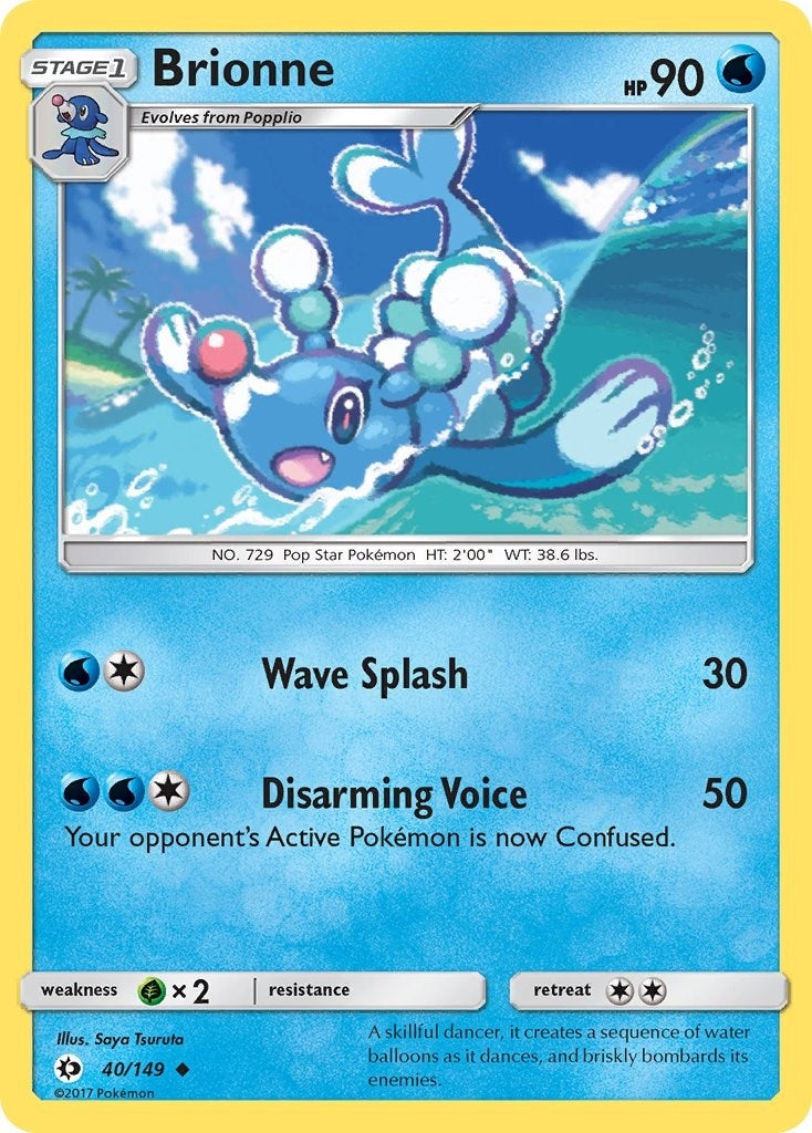 Image for Brionne (SM Base Set) (40/149) - Pokemon