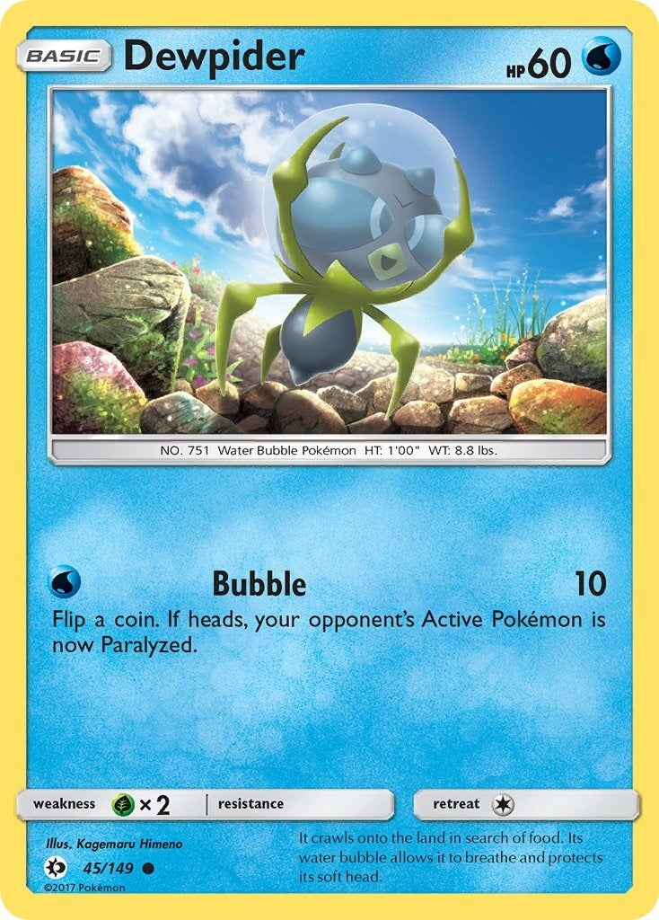Image for Dewpider (SM Base Set) (45/149) - Pokemon