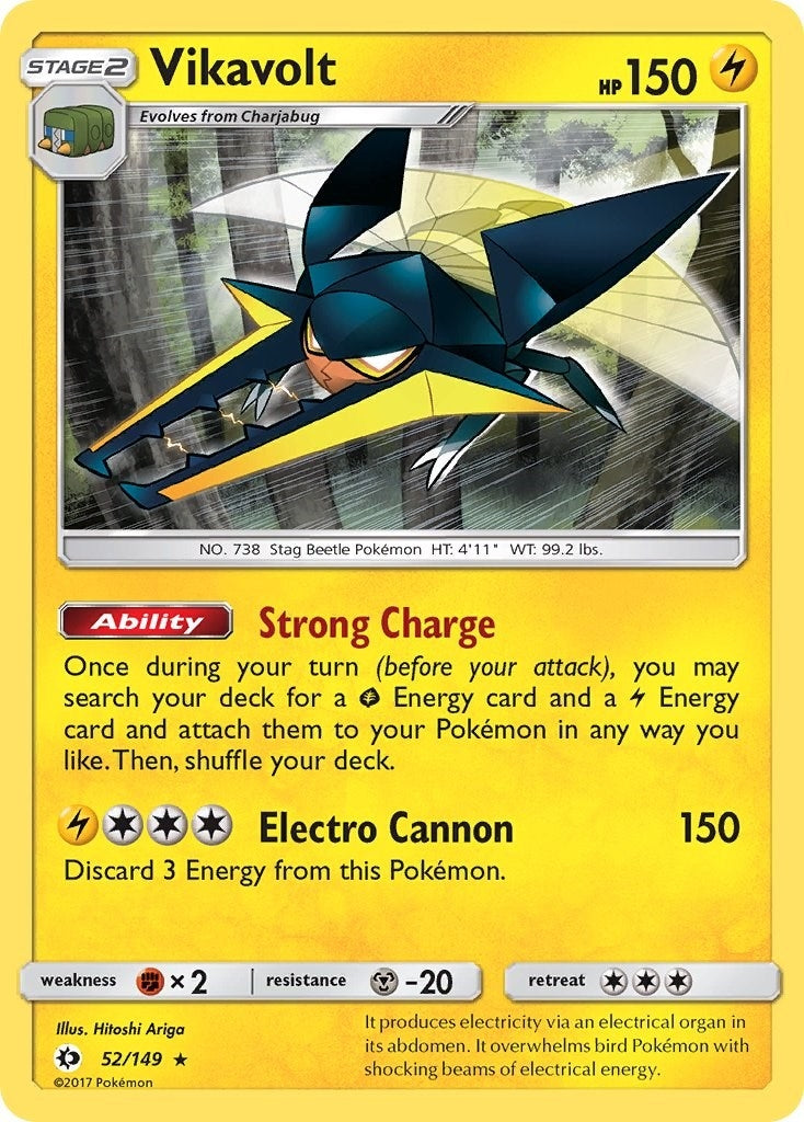 Image for Vikavolt (SM Base Set) (52/149) - Pokemon